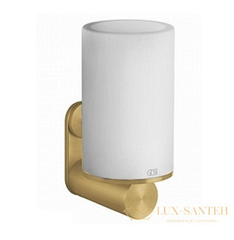 стакан gessi 316 accessories 54707.727 подвесной, brushed brass pvd/белый