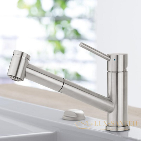 смеситель для кухни villeroy & boch como switch 927200lc для кухни, stainless steel