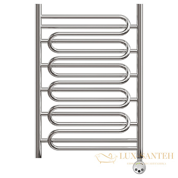 полотенцесушитель 500x800 электрический point юпитер премиум pn01158se п7 левый/правый, хром