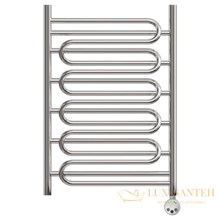 полотенцесушитель 500x800 электрический point юпитер премиум pn01158se п7 левый/правый, хром