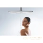 верхний душ hansgrohe rainmaker select 460 3jet 24007400 с держателем, белый/хром