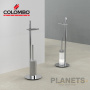 стойка colombo design planets b9807 для унитаза с аксессуарами 72 см, хром