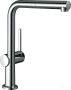 смеситель для кухни hansgrohe m54 talis 270 с вытяжным душем (72808000)