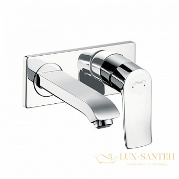 смеситель для раковины hansgrohe metris 31251000, хром