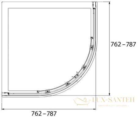 душевой уголок jacob delafon serenity 80x80 e14r80-ga