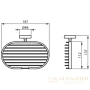 полка ideal standard iom a9112aa 19,7 см, хром