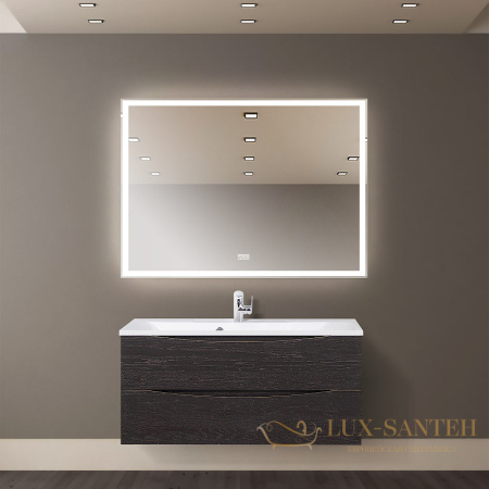 зеркало belbagno spc-grt-1100-800-led-tch-warm 110 см с подсветкой, с подогревом, с сенсорным выключателем 