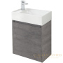 тумба под раковину belbagno kraft mini kraft mini-500/260-1a-so-cg-l 50 см l подвесная, cemento grigio