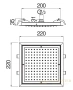 верхний душ nobili, ad139/34ccr chrome 22 см, цвет хром