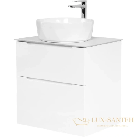 тумба belbagno etna etna-h60-600-2c-so-bl-p 59,6 см, bianco lucido