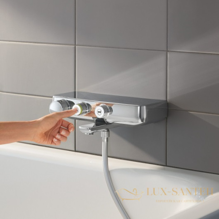 термостат grohe grohtherm smartcontrol 34718000 для ванны, хром