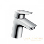 смеситель для раковины hansgrohe logis 71072000, хром