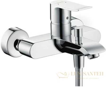 смеситель hansgrohe metris 31480000 для ванны с душем, хром