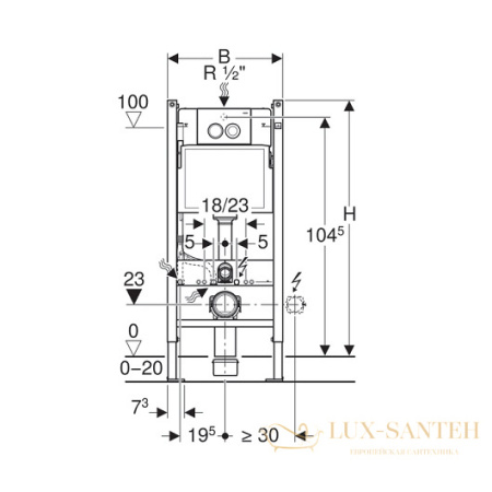 комплект унитаз с инсталляцией geberit duofix up100 458.121.se.1