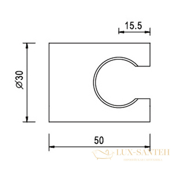 держатель ручного душа rgw shower panels 21140691-01 sp-191, хром