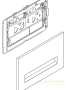 смывная клавиша belbagno marmi bb013-mr-oro, золотой