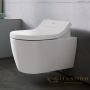 чаша подвесного унитаза duravit me by starck 2528590000 для крышки-биде sensowash, белый