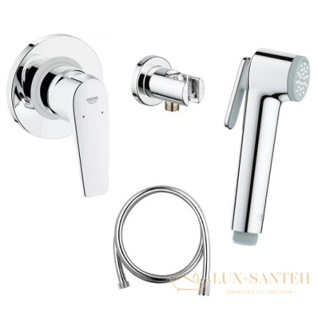 гигиенический набор grohe bauflow 124900, хром