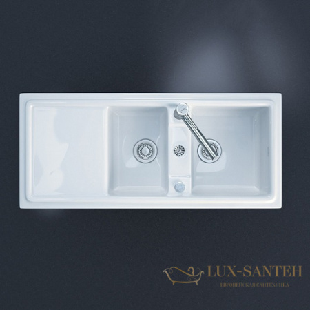 кухонная мойка duravit cassia 80 7513110000 1160х510 мм, белый