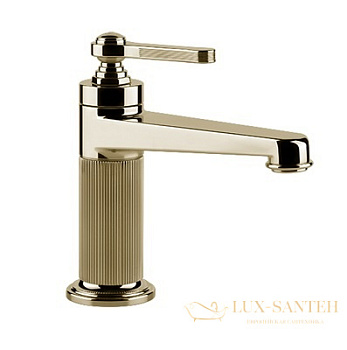 смеситель для раковины gessi venti20 65001.710, brass pvd