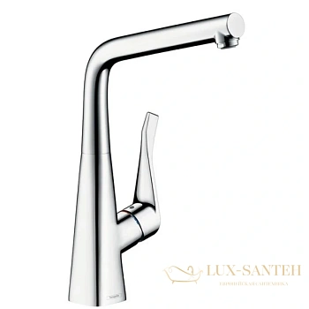 смеситель для кухни hansgrohe metris хром 14822000