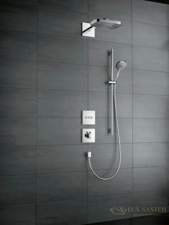 переключатель потоков hansgrohe showerselect trio/quattro 15764000 на три потребителя