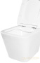 комплект унитаза с инсталляцией belbagno due bb3103chr/sc/bb002-80/bb014-sr-bianco с сиденьем микролифт и клавишей смыва, белый