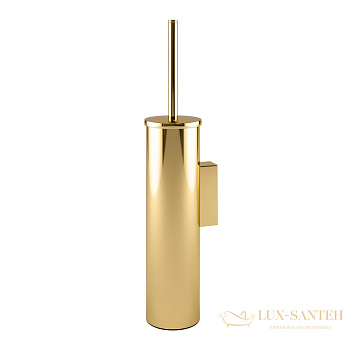 щетка для унитаза подвесная wasserkraft k-1087polished gold, золото