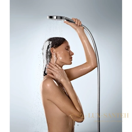 душевая стойка hansgrohe raindance select 300 2jet showerpipe хром 27133000