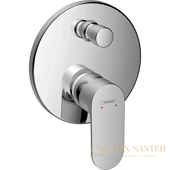 смеситель для ванны c душем hansgrohe rebris s 72466000, хром