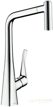 смеситель для кухни hansgrohe metris хром 14820000