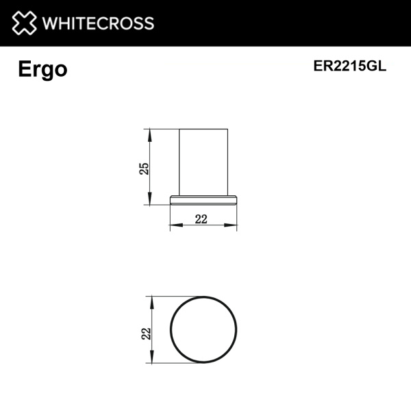 крючок whitecross ergo er2215gl, золото