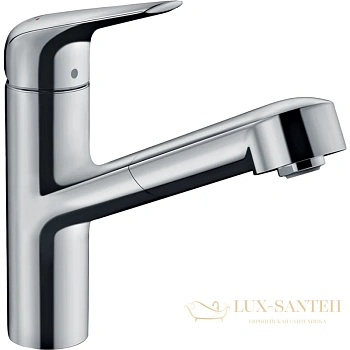 смеситель для кухни hansgrohe focus m427-h150 71814000 с вытяжным изливом