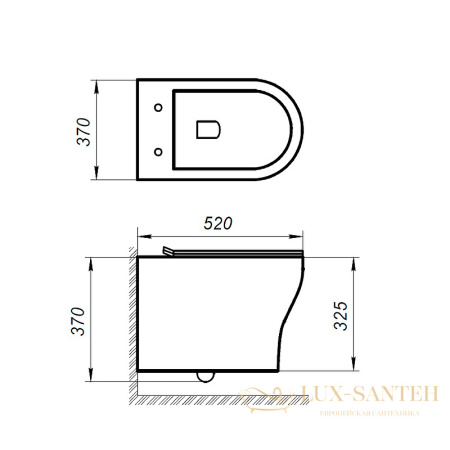 комплект унитаза с инсталляцией belbagno acqua bb340chr/bb2020sc/bb002-80/bb005-pr-chrome с сиденьем микролифт и клавишей смыва, белый