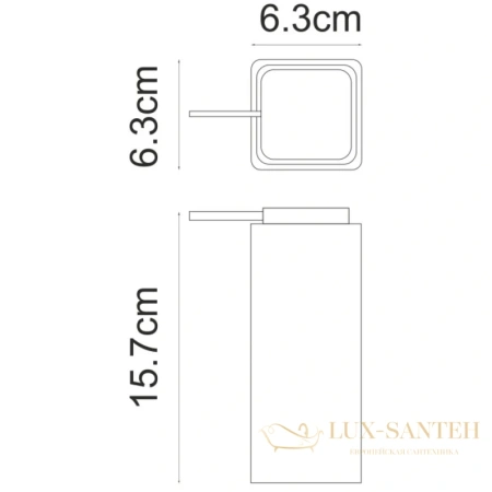 дозатор wasserkraft paar k-4299 235 мл, черный