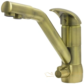 смеситель seaman barcelone ssl-5361-light bronze для кухни, светлая бронза