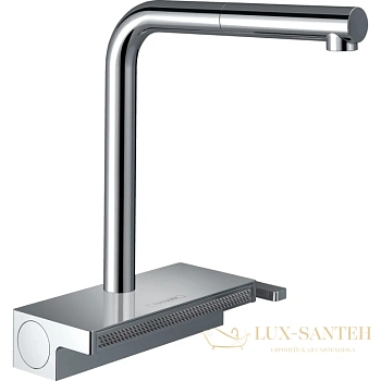 смеситель для кухни hansgrohe m81 aquno select 250 с вытяжным душем 2 jet. sbox (73830000)