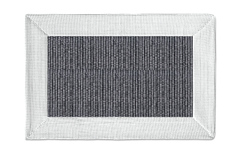 коврик decor walther rug bm5070 0960654 для ванной 50x70 см, серый/белый