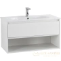 тумба belbagno kraft kraft-1000-1c-so-bo 100 см, bianco opaco