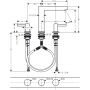 смеситель для раковины hansgrohe finoris 160 76034700 матовый белый