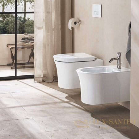 биде duravit white tulip 2293150000 подвесное, белый