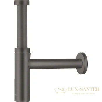 сифон hansgrohe flowstar s шлифованный, черный хром (52105340)