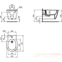 биде ideal standard connect e772201 подвесное, белый