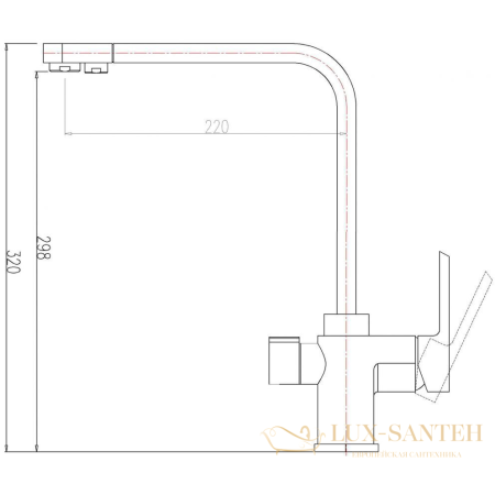 смеситель zorg sanitary zr334yf-white для кухни, белый