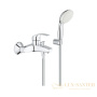 смеситель grohe eurosmart 3330220a для ванны, хром