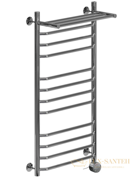 полотенцесушитель электрический ника trapezium лт (г2) вп 100/50 правый тэн, цвет хром