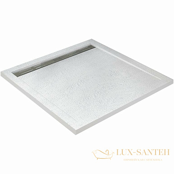 душевой поддон cezares tray as tray-as-a-90-30-w из искусственного камня 90x90, белый