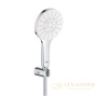 душевой гарнитур grohe rainshower smartactive 130 26581ls0, белый