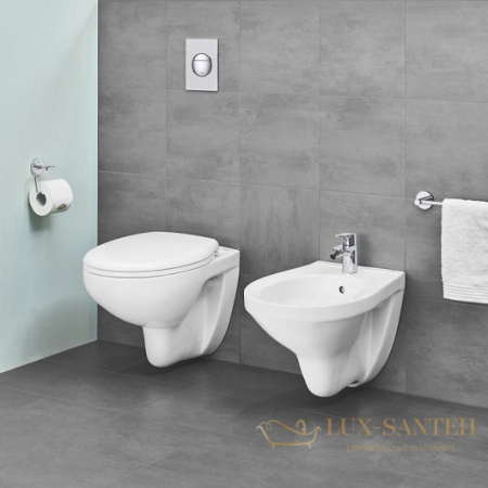 биде grohe bau ceramic 39433000 подвесное, белый