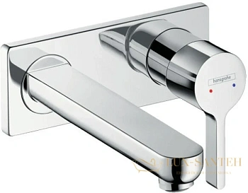 смеситель для раковины hansgrohe metris s 31163000